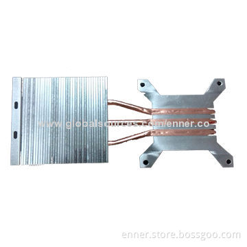Aluminum Heat-pipe/Heat-sink, OEM Services Provided